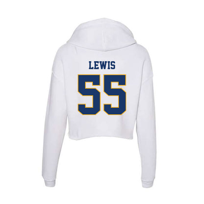 Canisius - NCAA Men's Lacrosse : Beck Lewis - Women's Crop Fleece Hoodie-1