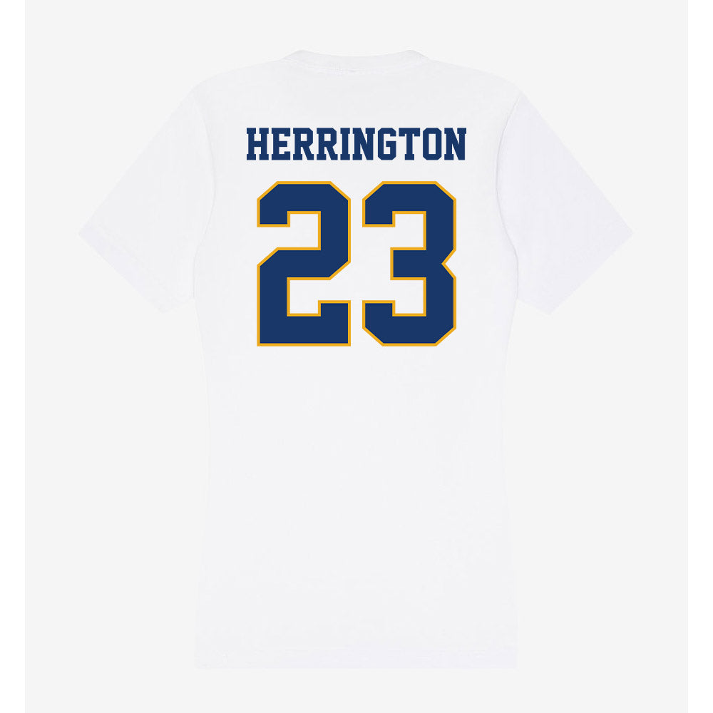 Canisius - NCAA Softball : Olivia Herrington - Women's V-Neck T-Shirt-1