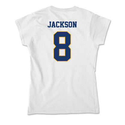 Canisius - NCAA Men's Basketball : Carter Jackson - Soft Style Women’s T-Shirt-1