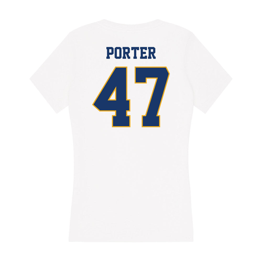 Canisius - NCAA Men's Ice Hockey : Grant Porter - Women's V-Neck T-Shirt-1