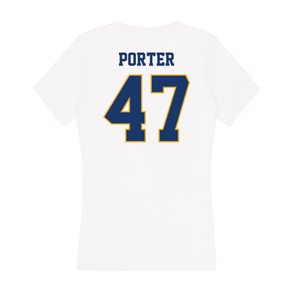 Canisius - NCAA Men's Ice Hockey : Grant Porter - Women's V-Neck T-Shirt-1