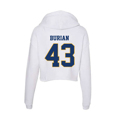 Canisius - NCAA Men's Lacrosse : Ashton Burian - Women's Crop Fleece Hoodie-1