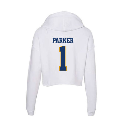Canisius - NCAA Women's Basketball : Ari Parker - Women's Crop Fleece Hoodie-1