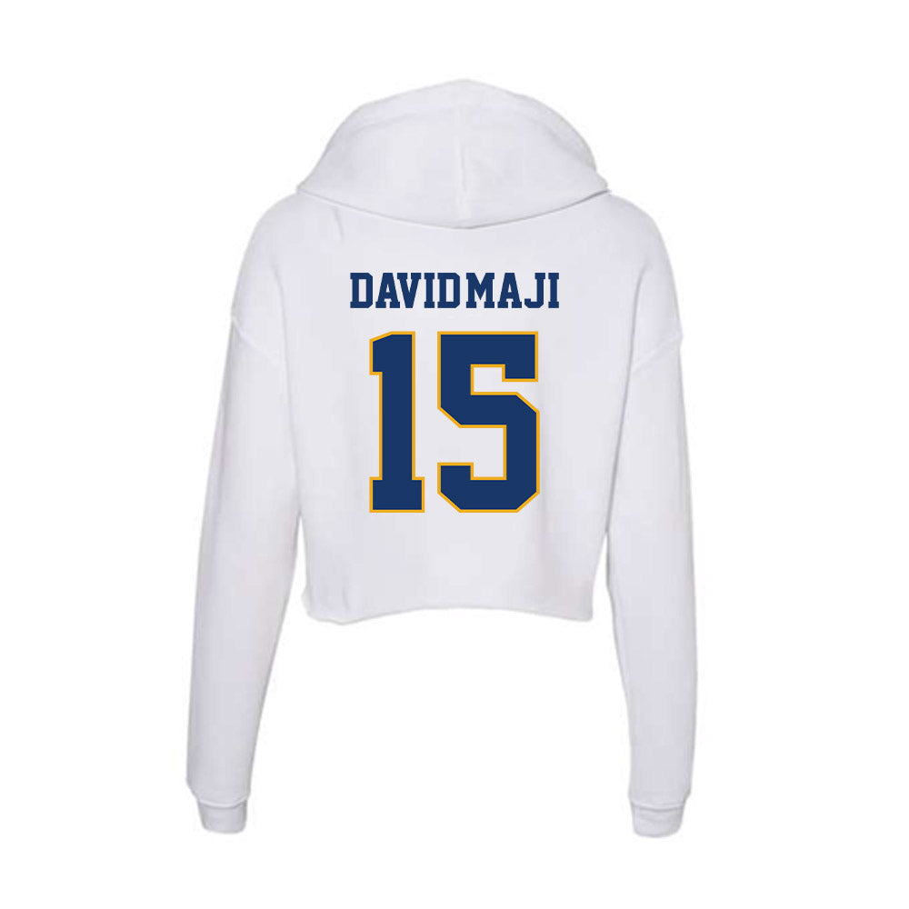 Canisius - NCAA Men's Basketball : Maji David-Maji - Women's Crop Fleece Hoodie-1