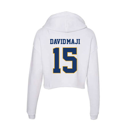Canisius - NCAA Men's Basketball : Maji David-Maji - Women's Crop Fleece Hoodie-1