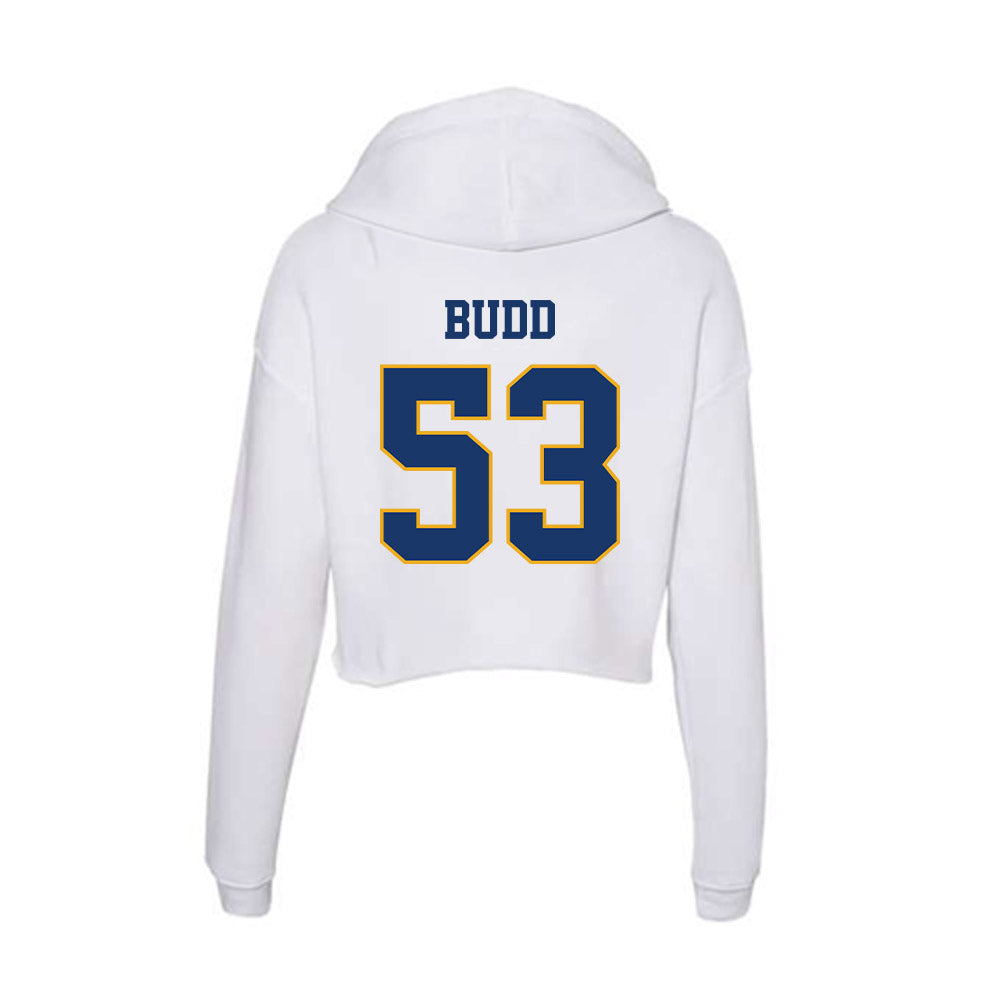 Canisius - NCAA Men's Ice Hockey : Jack Budd - Women's Crop Fleece Hoodie-1