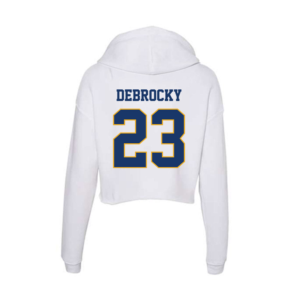 Canisius - NCAA Baseball : Tyler DeBrocky - Women's Crop Fleece Hoodie-1