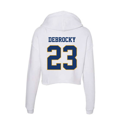 Canisius - NCAA Baseball : Tyler DeBrocky - Women's Crop Fleece Hoodie-1
