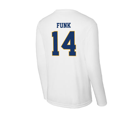 Canisius - NCAA Men's Ice Hockey : Trey Funk - Activewear Long Sleeve T-Shirt-1