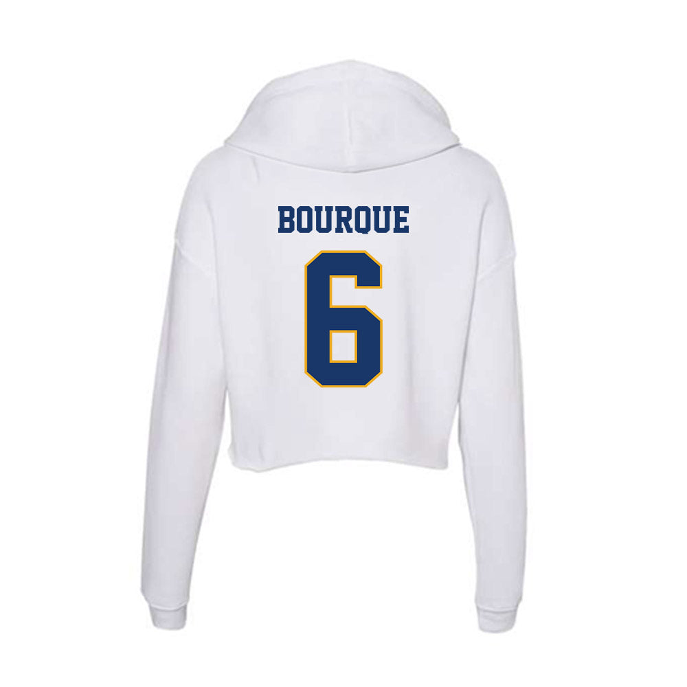 Canisius - NCAA Women's Volleyball : Ella Bourque - Women's Crop Fleece Hoodie-1