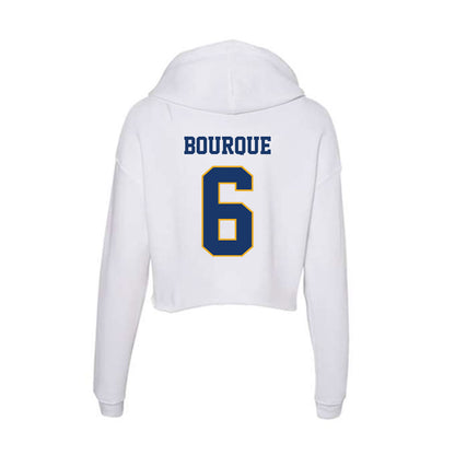 Canisius - NCAA Women's Volleyball : Ella Bourque - Women's Crop Fleece Hoodie-1