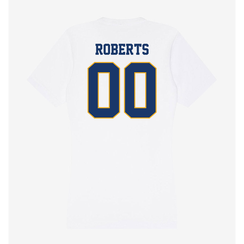 Canisius - NCAA Acrobatics & Tumbling : Nadia Roberts - Women's V-Neck T-Shirt-1