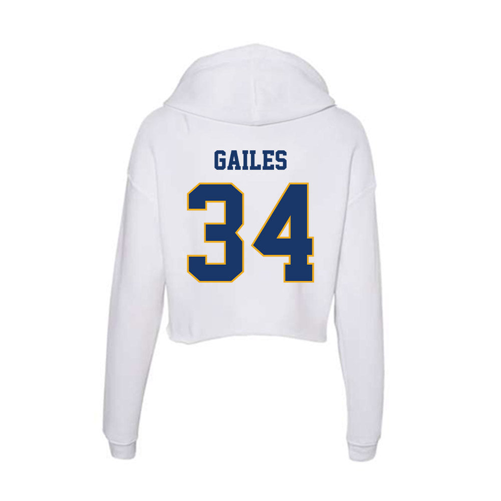 Canisius - NCAA Women's Basketball : Shariah Gailes - Women's Crop Fleece Hoodie-1