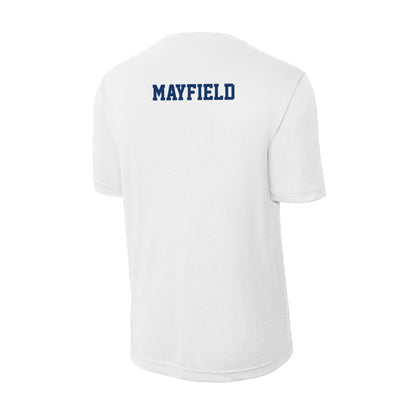 Canisius - NCAA Men's Swimming & Diving : Toby Mayfield - Activewear T-Shirt-1