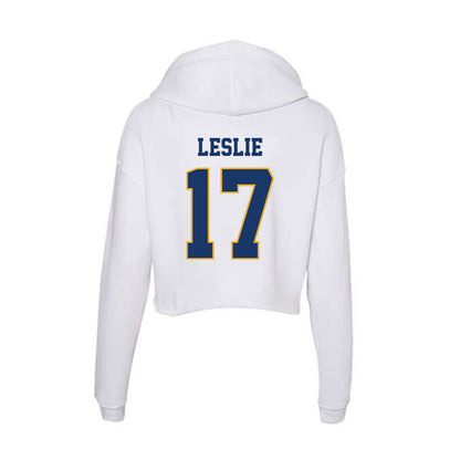 Canisius - NCAA Men's Soccer : Gabriel Leslie - Women's Crop Fleece Hoodie-1