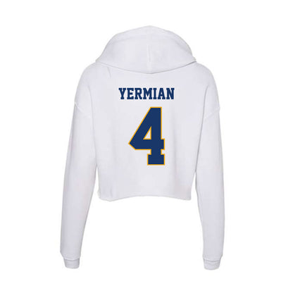 Canisius - NCAA Softball : Talia Yermian - Women's Crop Fleece Hoodie-1