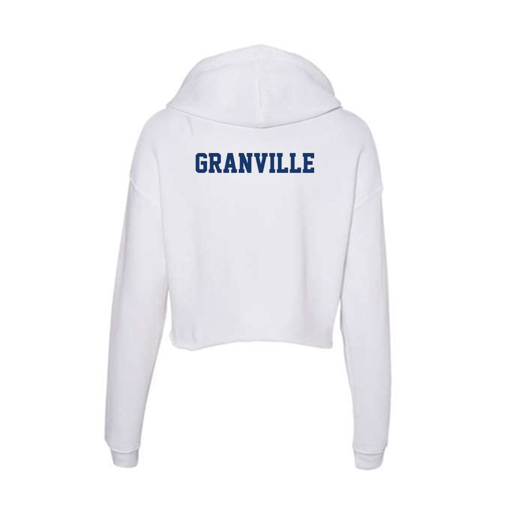 Canisius - NCAA Men's Cross Country : Jacob Granville - Women's Crop Fleece Hoodie-1