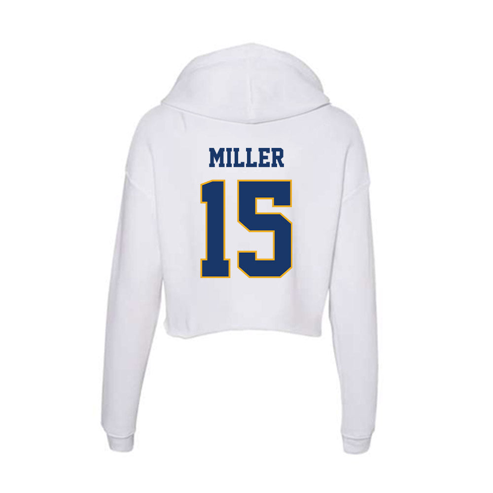 Canisius - NCAA Men's Ice Hockey : Cole Miller - Women's Crop Fleece Hoodie-1