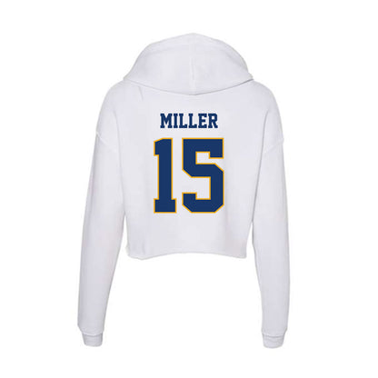Canisius - NCAA Men's Ice Hockey : Cole Miller - Women's Crop Fleece Hoodie-1