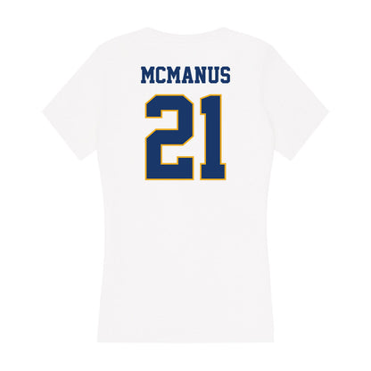 Canisius - NCAA Softball : Taylor McManus - Women's V-Neck T-Shirt-1