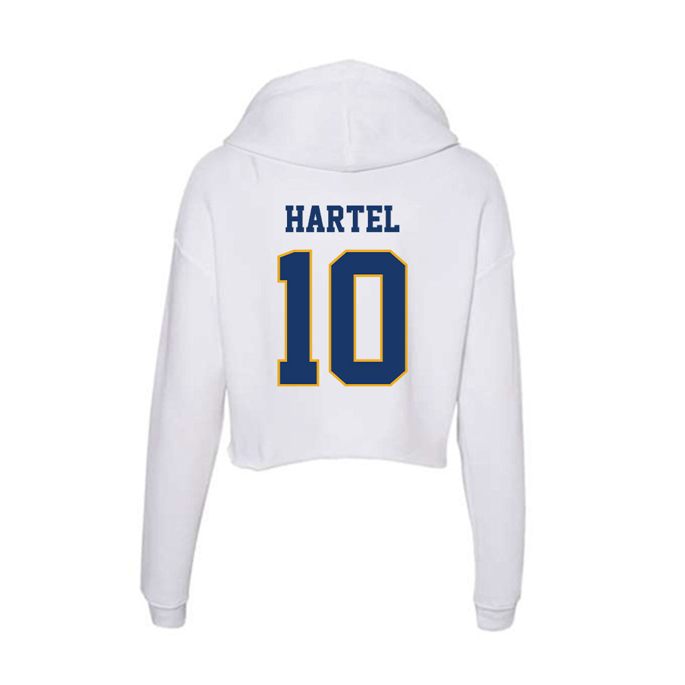 Canisius - NCAA Men's Cross Country : Arthur Hartel - Women's Crop Fleece Hoodie-1