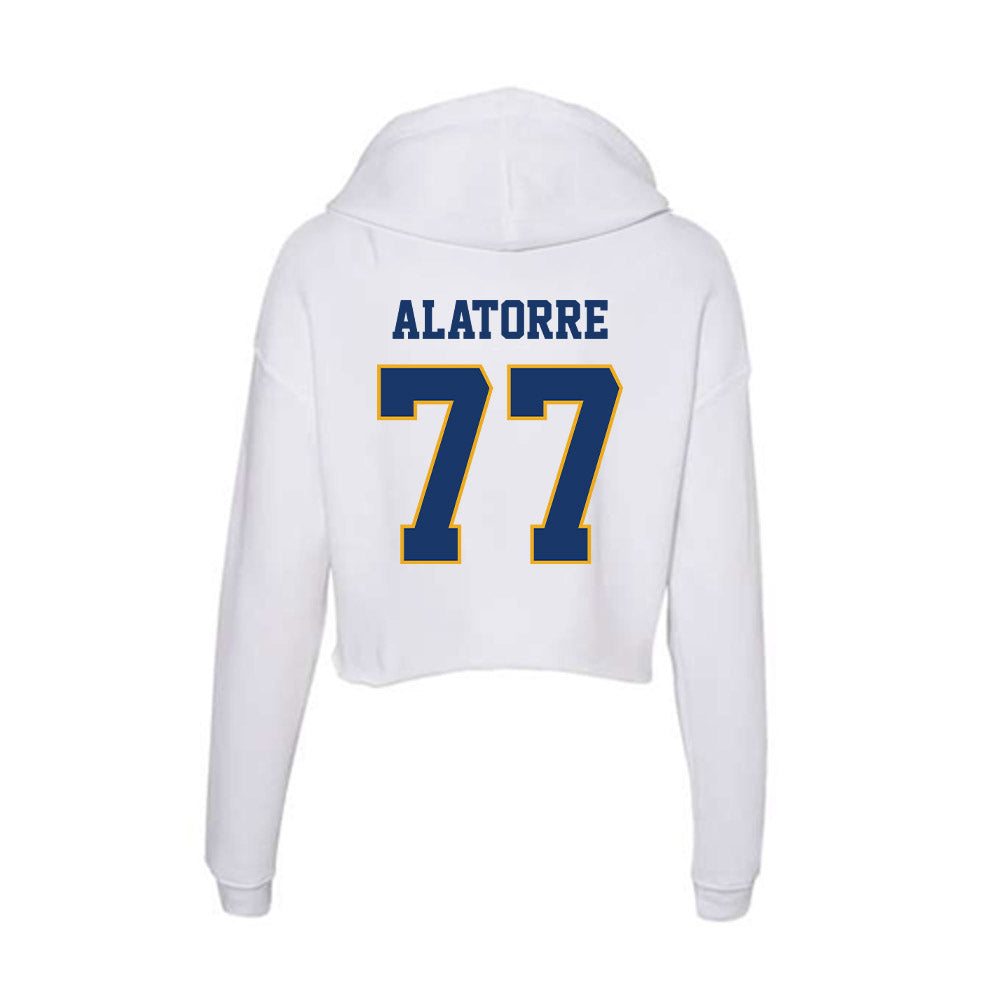 Canisius - NCAA Softball : Bailey Alatorre - Women's Crop Fleece Hoodie-1