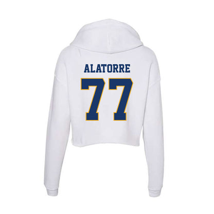 Canisius - NCAA Softball : Bailey Alatorre - Women's Crop Fleece Hoodie-1