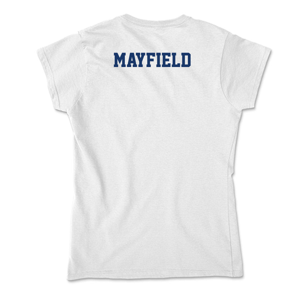 Canisius - NCAA Men's Swimming & Diving : Toby Mayfield - Soft Style Women’s T-Shirt-1