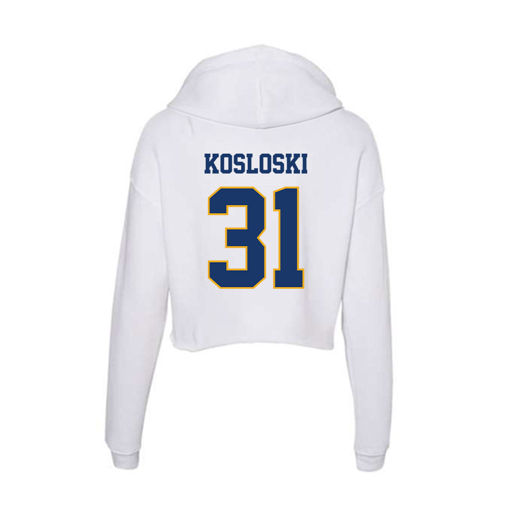 Canisius - NCAA Men's Lacrosse : Sam Kosloski - Women's Crop Fleece Hoodie-1