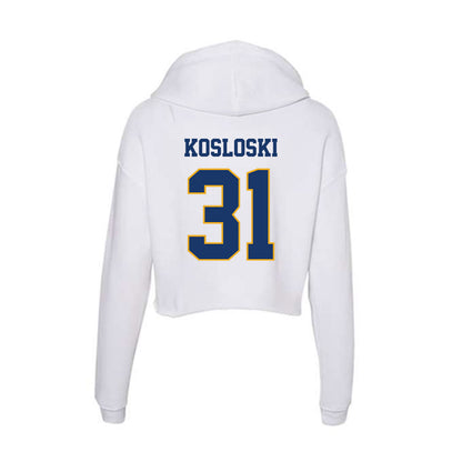 Canisius - NCAA Men's Lacrosse : Sam Kosloski - Women's Crop Fleece Hoodie-1