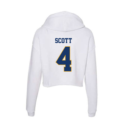 Canisius - NCAA Men's Basketball : William Scott - Women's Crop Fleece Hoodie-1