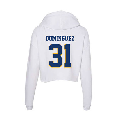 Canisius - NCAA Men's Soccer : Dominic Dominguez - Women's Crop Fleece Hoodie-1