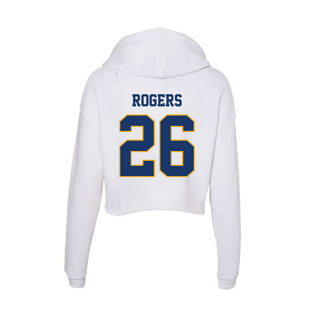 Canisius - NCAA Baseball : Mark Rogers - Women's Crop Fleece Hoodie-1