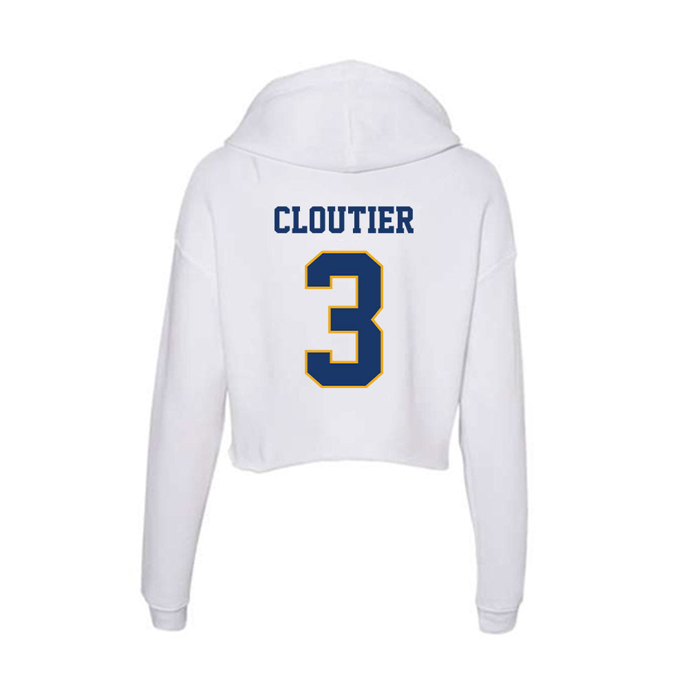 Canisius - NCAA Softball : Alyssa Cloutier - Women's Crop Fleece Hoodie-1