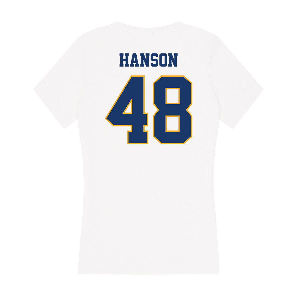 Canisius - NCAA Men's Lacrosse : Micah Hanson - Women's V-Neck T-Shirt-1