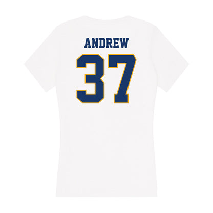 Canisius - NCAA Men's Ice Hockey : Hunter Andrew - Women's V-Neck T-Shirt-1