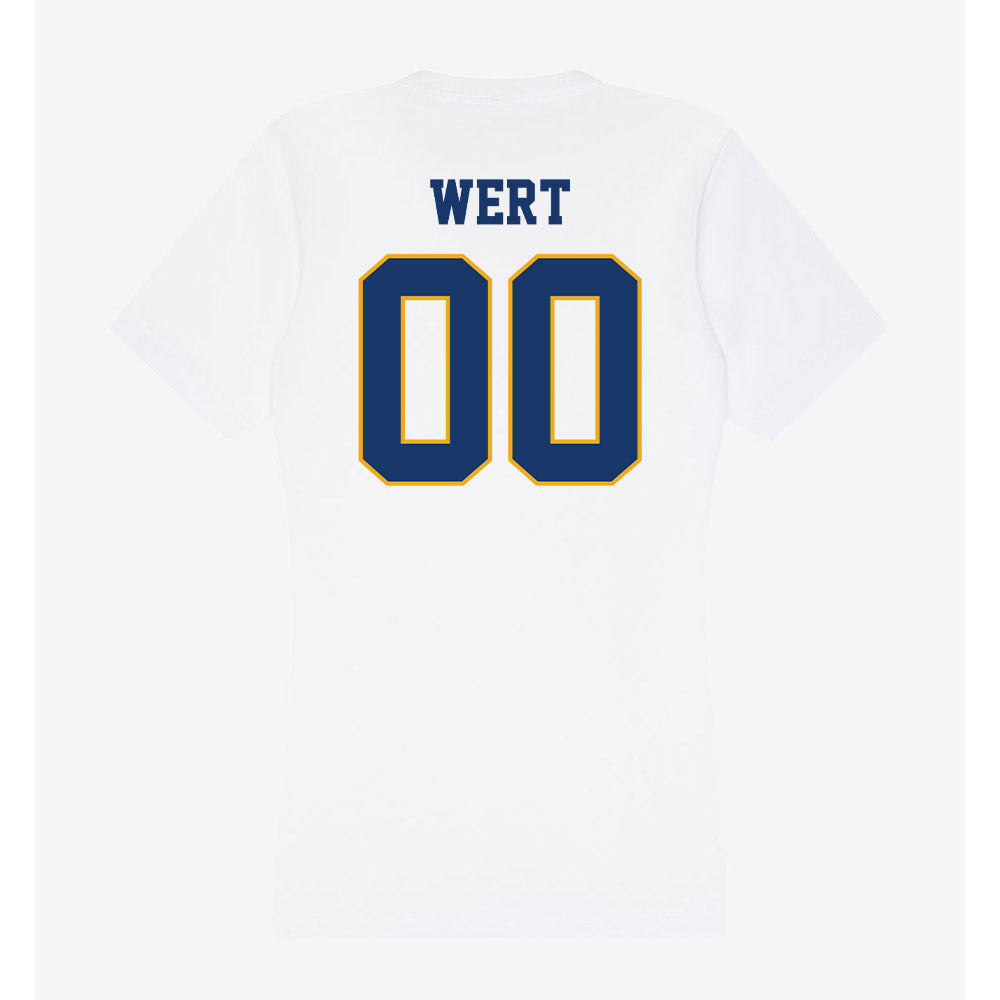 Canisius - NCAA Acrobatics & Tumbling : Jenna Wert - Women's V-Neck T-Shirt-1