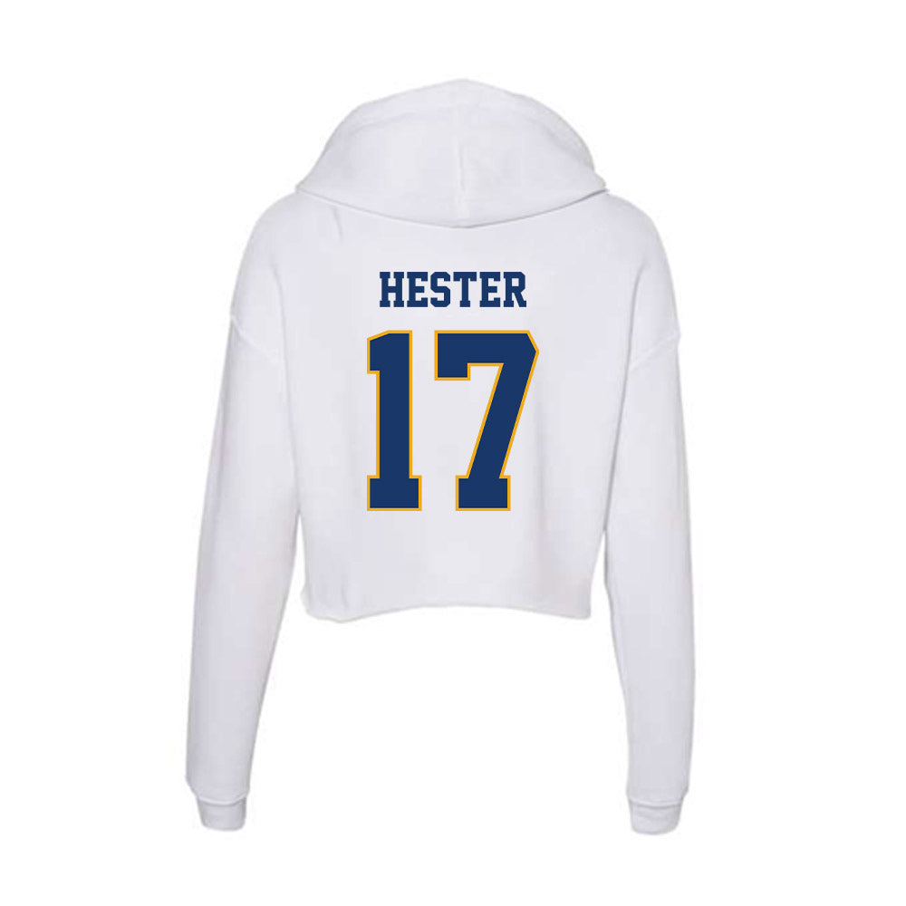 Canisius - NCAA Softball : Renee Hester - Women's Crop Fleece Hoodie-1