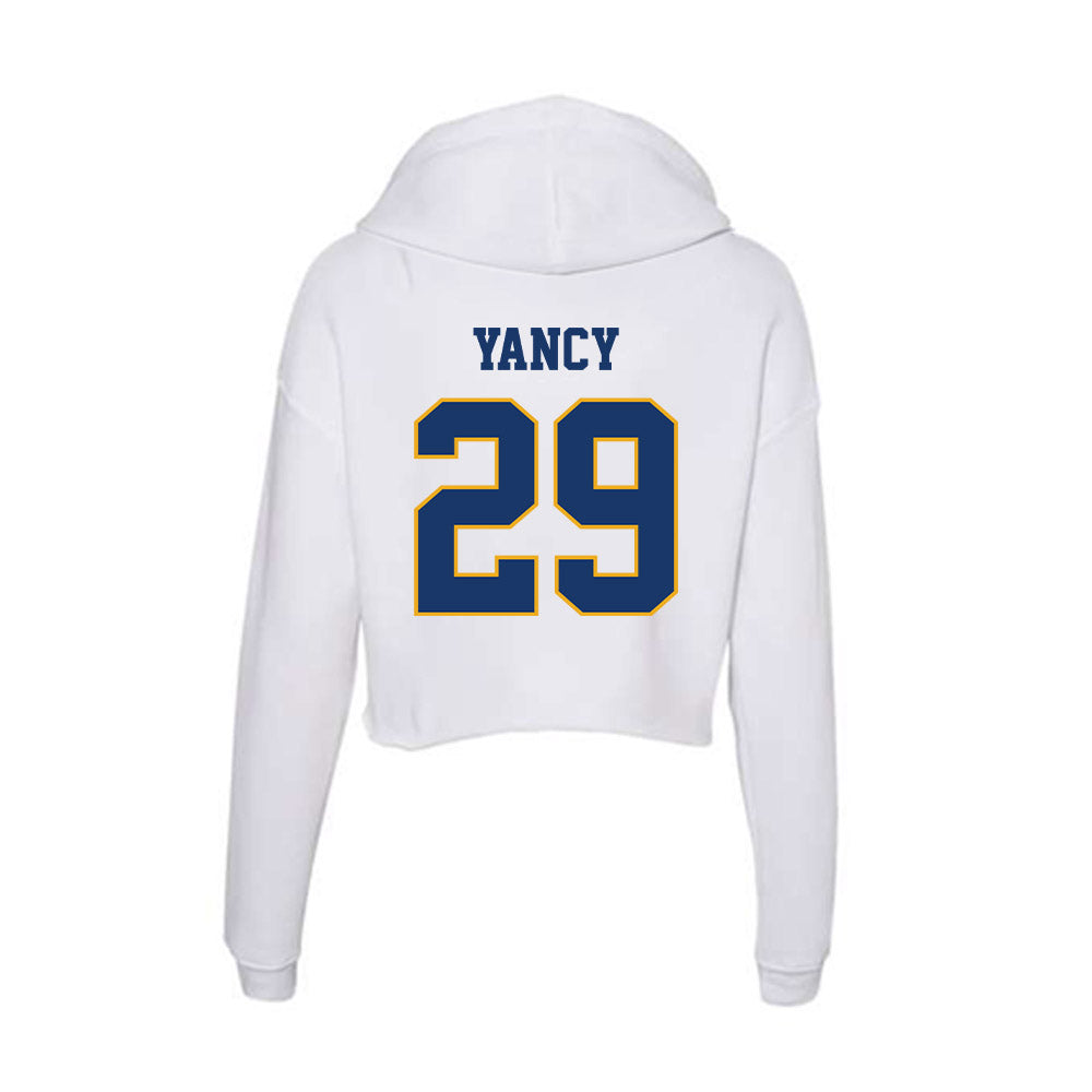 Canisius - NCAA Acrobatics & Tumbling : Jordan Yancy - Women's Crop Fleece Hoodie-1