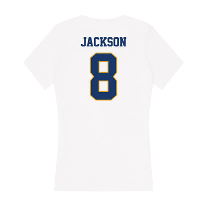 Canisius - NCAA Men's Basketball : Carter Jackson - Women's V-Neck T-Shirt-1