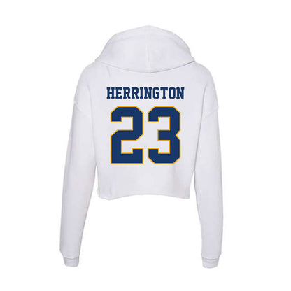 Canisius - NCAA Softball : Olivia Herrington - Women's Crop Fleece Hoodie-1
