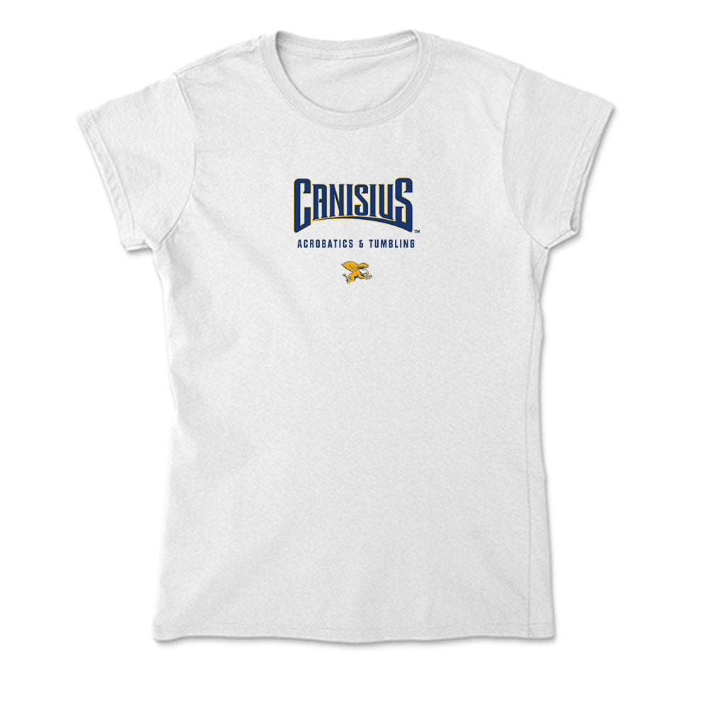 Canisius - NCAA Acrobatics & Tumbling : Madison Cord - Soft Style Women’s T-Shirt-0