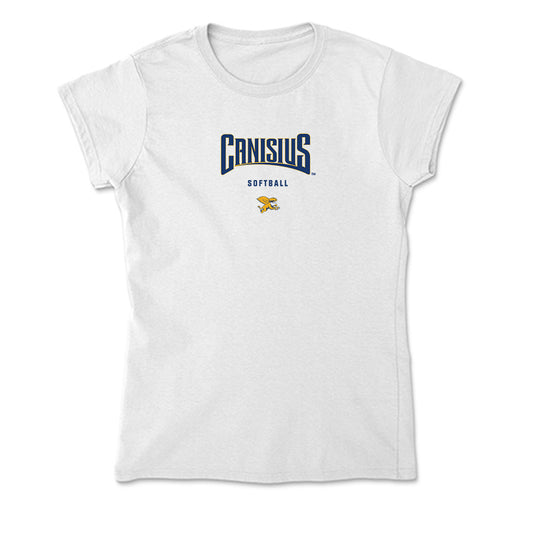 Canisius - NCAA Softball : Alyssa Cloutier - Soft Style Women’s T-Shirt-0