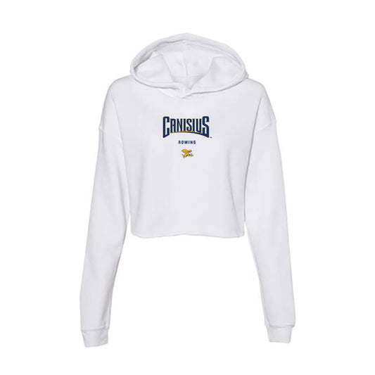 Canisius - NCAA Women's Rowing : Brooke Urmson - Women's Crop Fleece Hoodie-0