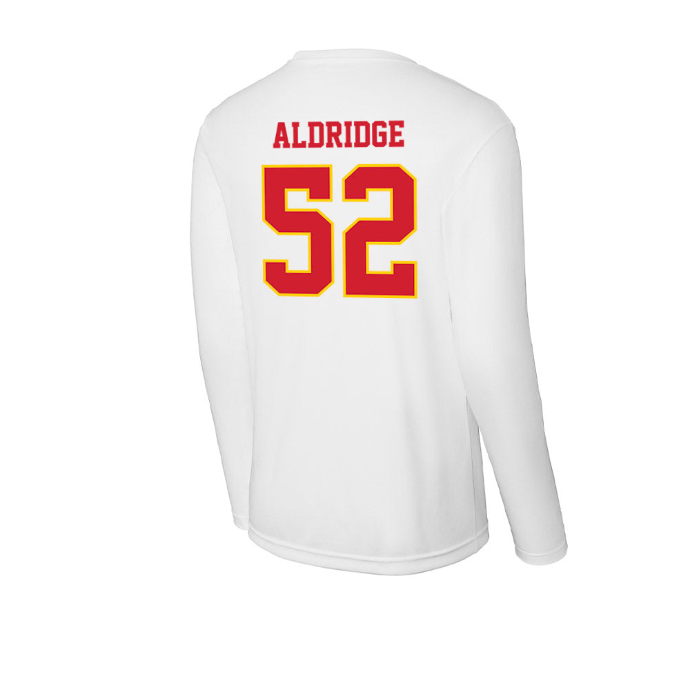 Pitt State - NCAA Football : Bryce Aldridge - Activewear Long Sleeve T-Shirt-1