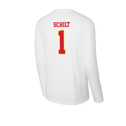 Pitt State - NCAA Women's Soccer : Sabrina Schilt - Activewear Long Sleeve T-Shirt-1