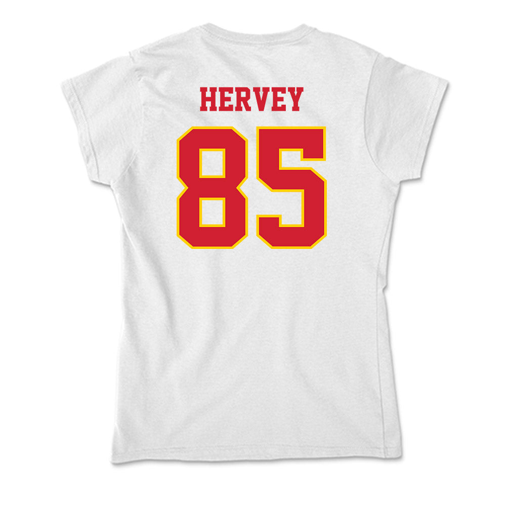 Pitt State - NCAA Football : Cortland Hervey - Soft Style Women’s T-Shirt-1