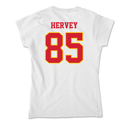 Pitt State - NCAA Football : Cortland Hervey - Soft Style Women’s T-Shirt-1