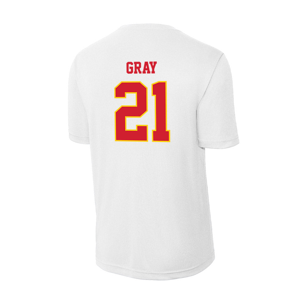 Pitt State - NCAA Women's Soccer : Trinity Gray - Activewear T-Shirt-1