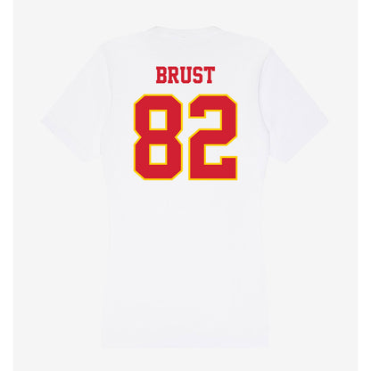 Pitt State - NCAA Football : Jaxson Brust - Women's V-Neck T-Shirt-1